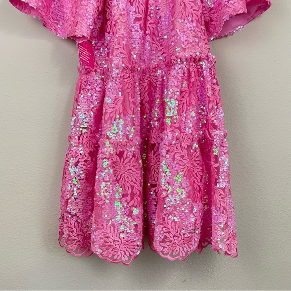 NWT BUDDY LOVE LAKIN SWING SEQUINED LACE MINI DRESS - BONITA SIZE SMALL - Picture 16 of 16